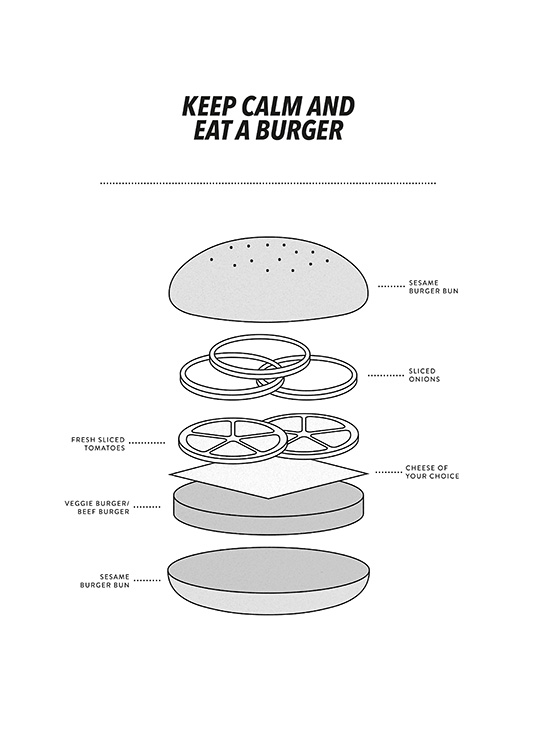 Eat a Burger Juliste