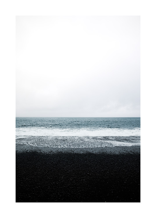 By the Black Beach Juliste