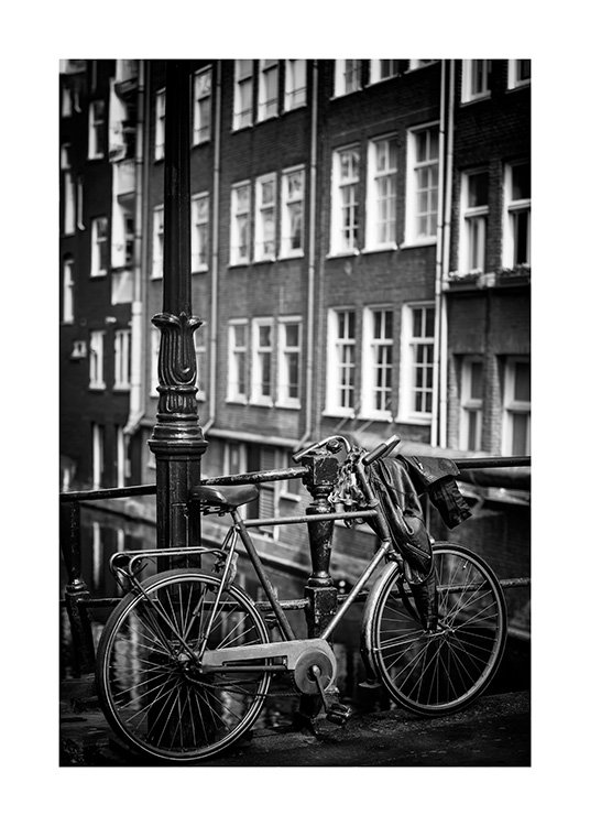 Parked Bicycle Juliste