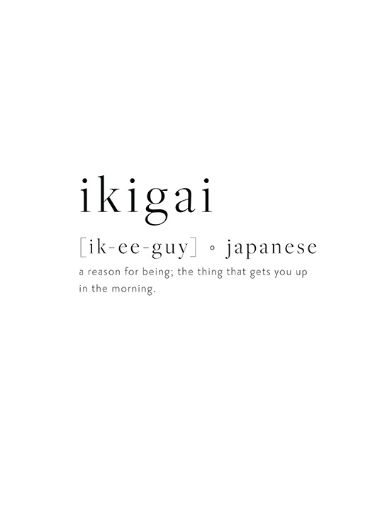 Ikigai Juliste