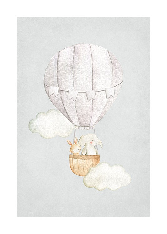 Hot Air Balloon No1 Juliste