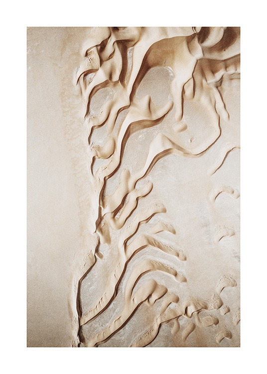 Curvy Desert Dunes Juliste