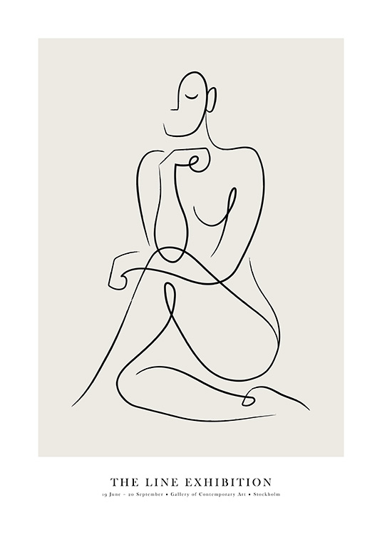 The Line Exhibition No2 Juliste