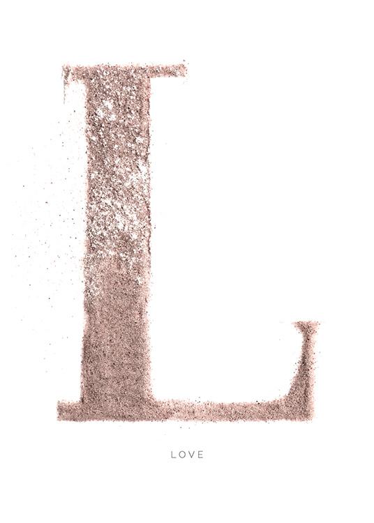 Love in Sand Juliste