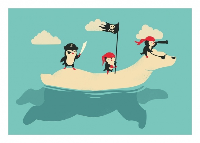 The Scourge of the Arctic Juliste