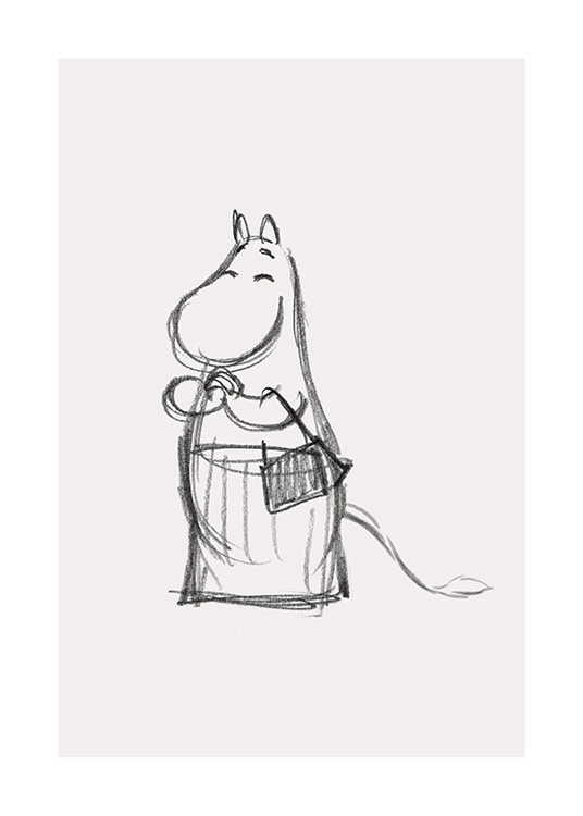 Moominmamma Juliste