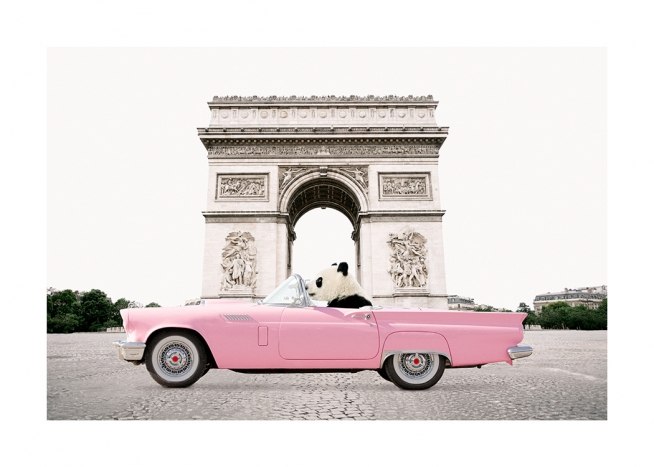 Panda in Paris Juliste