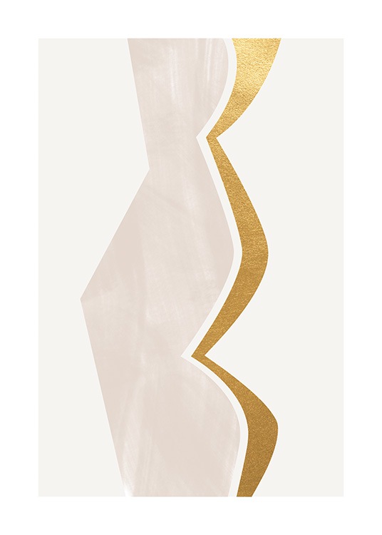 Golden Curves Juliste