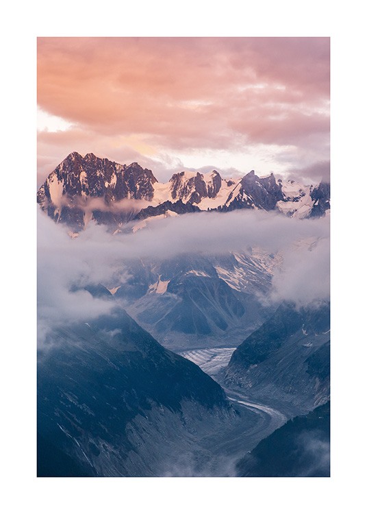 Cloudy Sunset Juliste