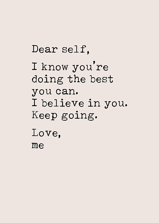 Dear Self Juliste