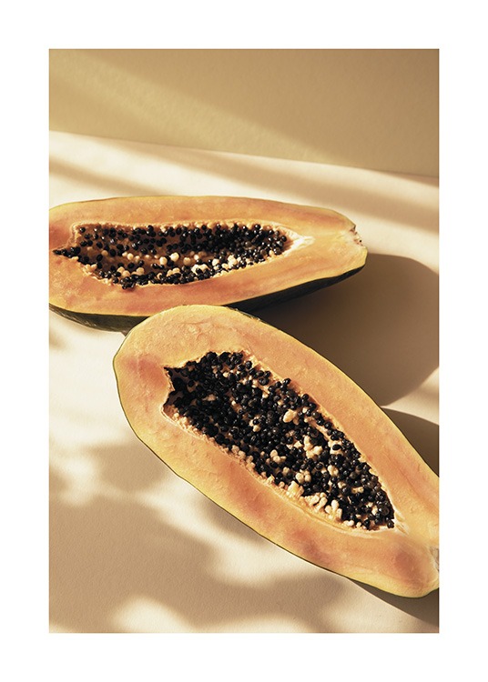 Papayas In The Sun Juliste