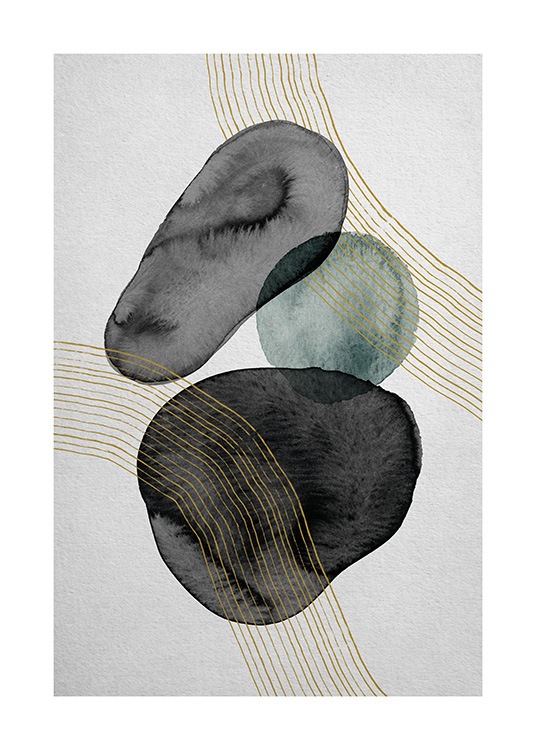 Ash and Moss No1 Juliste