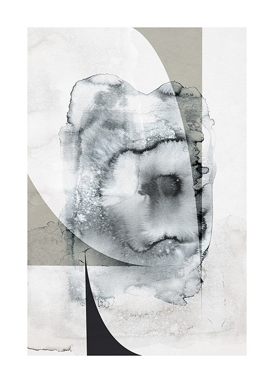 Ink Splash Abstract No1 Juliste