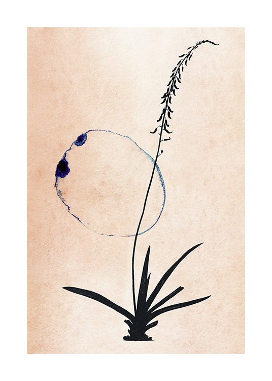 Blossom Outline No2 Juliste