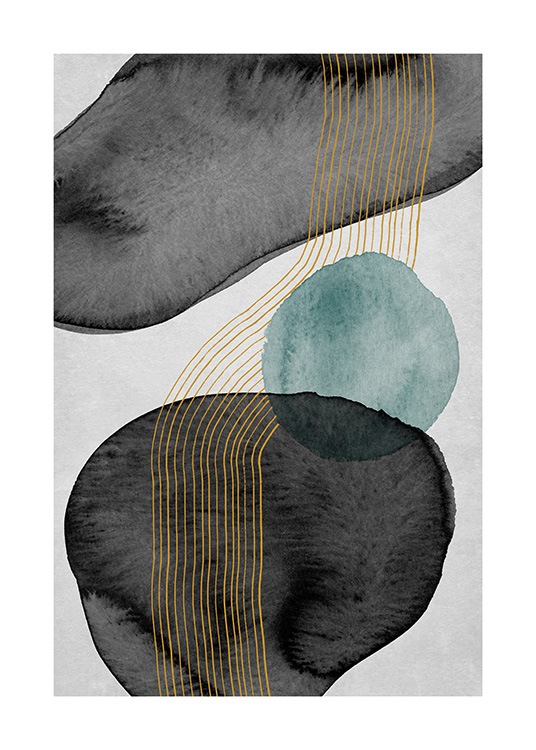 Ash and Moss No4 Juliste