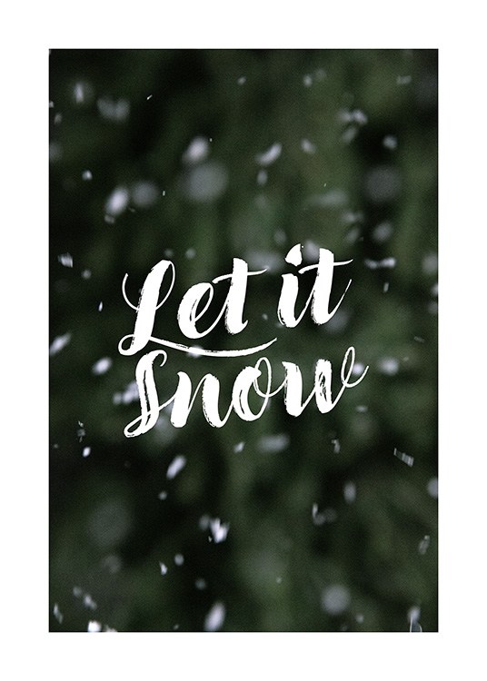 Let it Snow Juliste