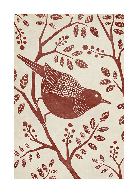Vintage Bird Juliste
