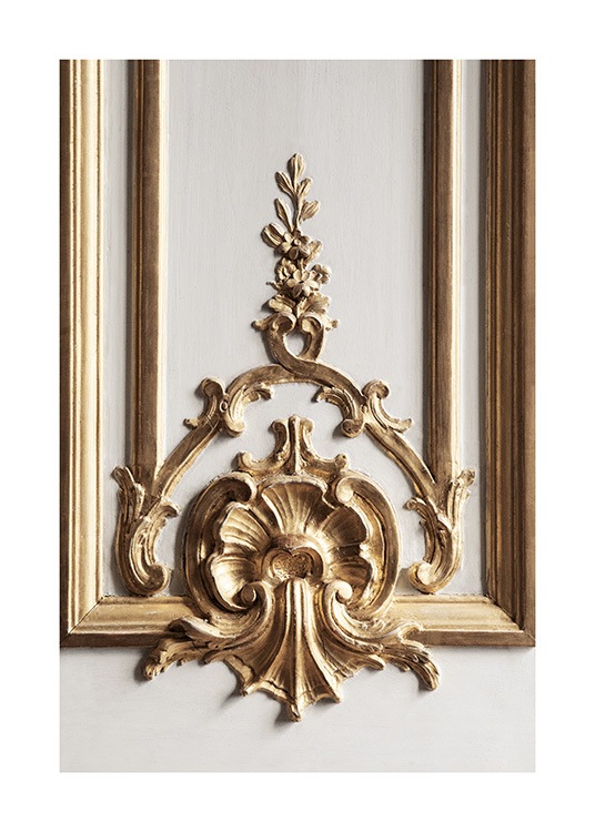 Golden Wall Decor Juliste