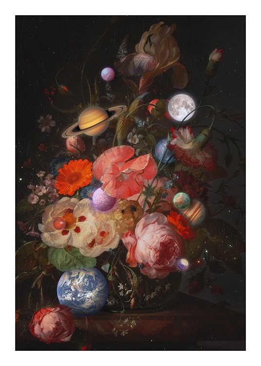 Bouquet Of Planets Juliste