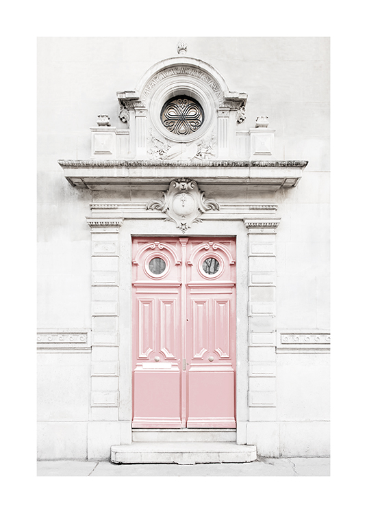 Pink Door In Paris Juliste