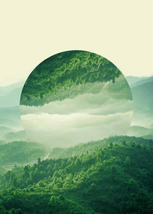 Reflected Forest Juliste / Luontoaiheet Osoitteessa Desenio ab (2039)
