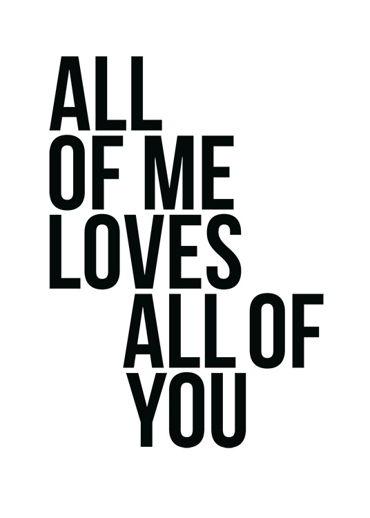 All Of Me Juliste