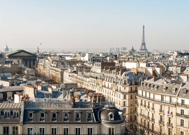 Rooftop View in Paris Juliste / Valokuvat Osoitteessa Desenio ab (2465)