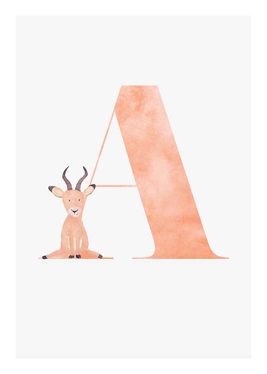 Alphabet A Juliste
