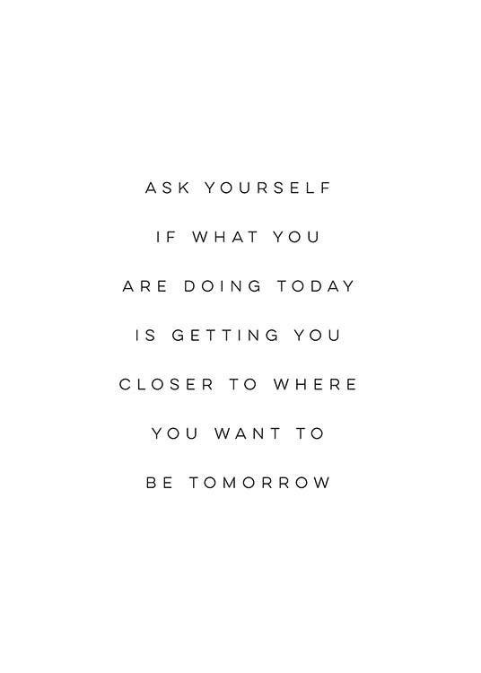 Ask Yourself Juliste