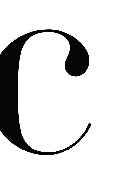 Letter C Juliste