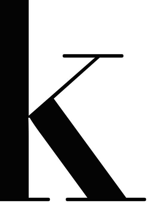 Letter K Juliste