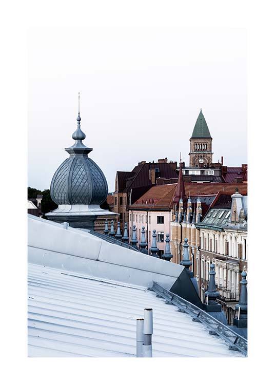 Gothenburg Rooftops Juliste / Valokuvat Osoitteessa Desenio ab (2746)