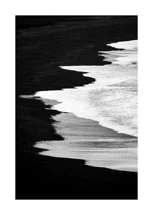 Beach B&W Juliste