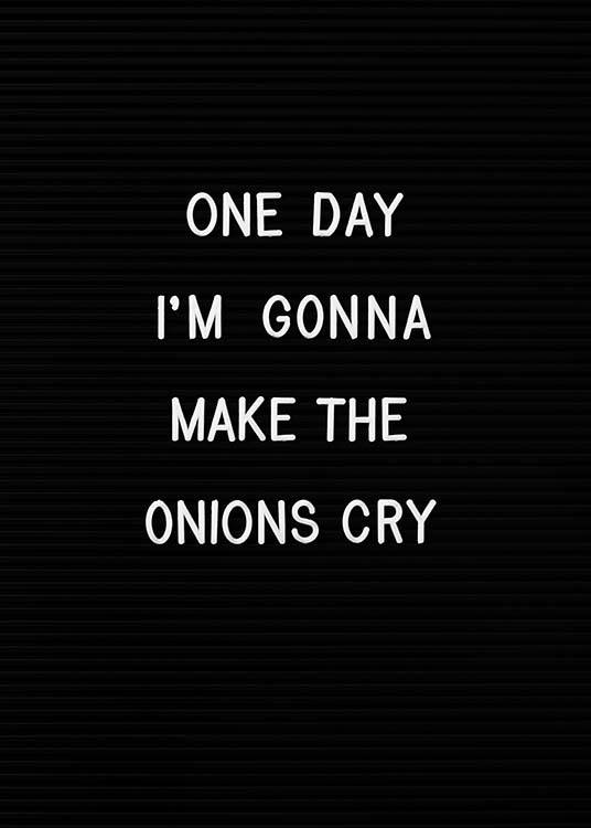 Onions Juliste