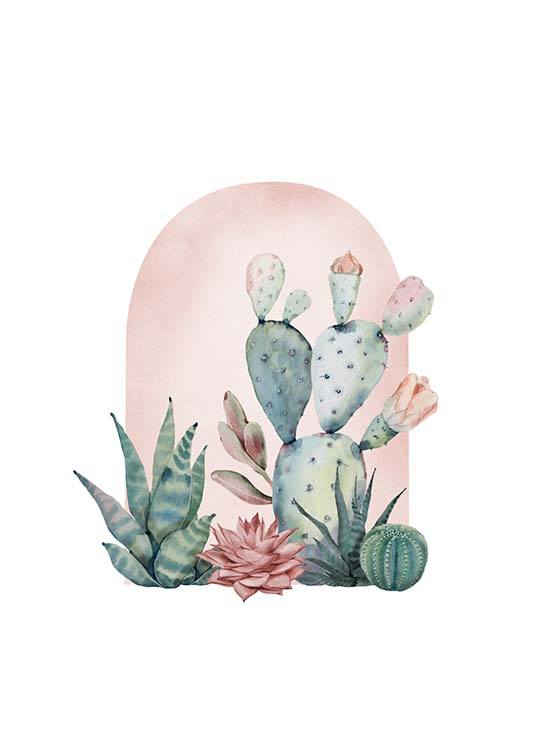 Cactus Collection No1 Juliste