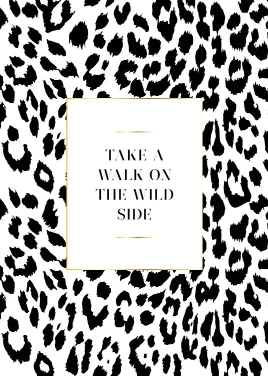 On The Wild Side Juliste