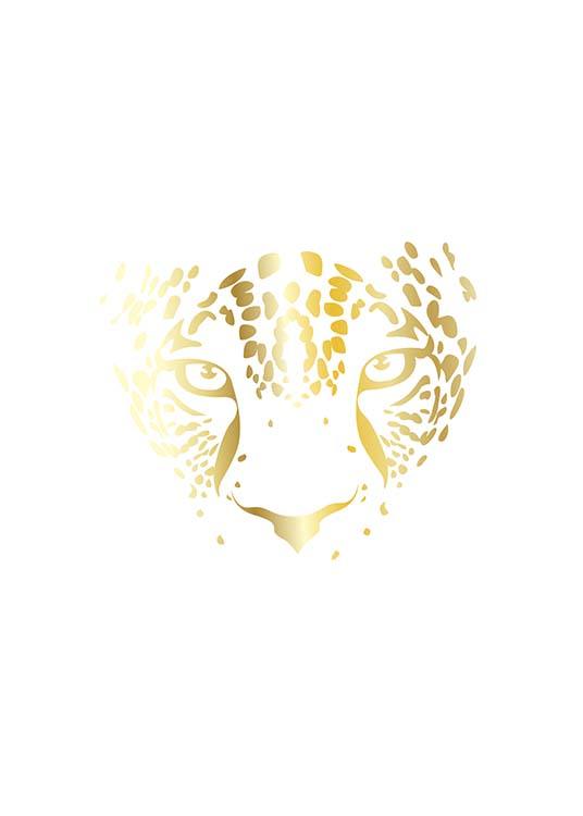 Golden Leopard Juliste