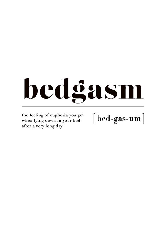 Bedgasm Juliste