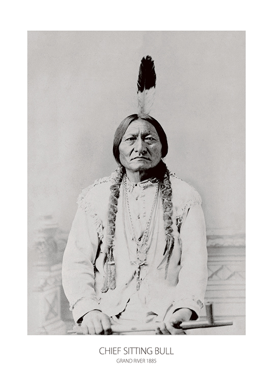 Sitting Bull, Juliste / Valokuvat Osoitteessa Desenio ab (7380)