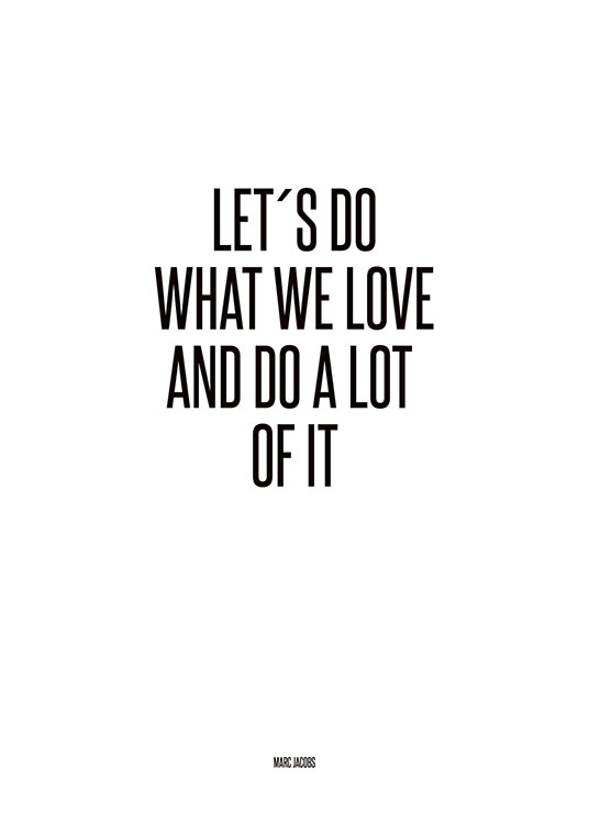 Marc Jacobs, Juliste