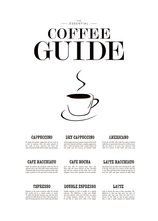 Coffee Guide, Juliste