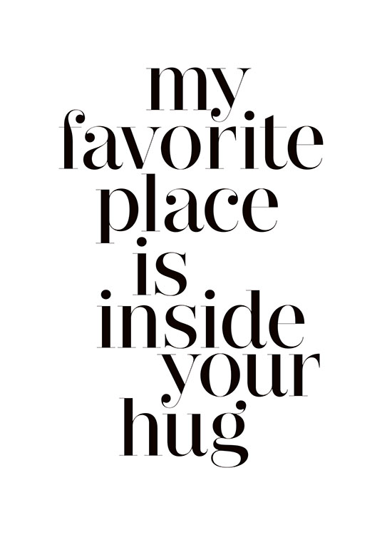 My Favorite Place, Juliste