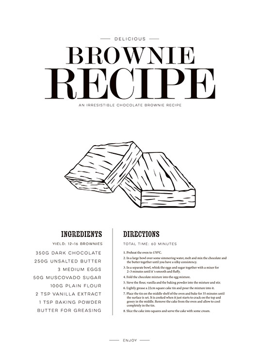 Brownie, Juliste