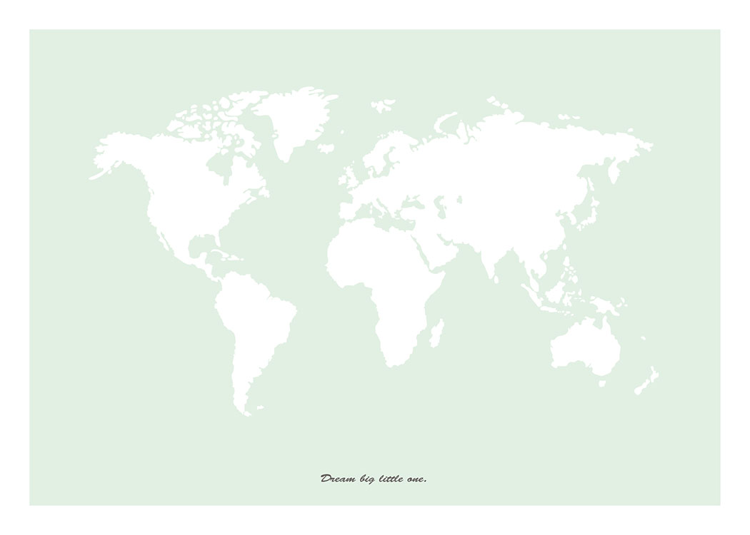 Dream Big Little One, Green, Juliste