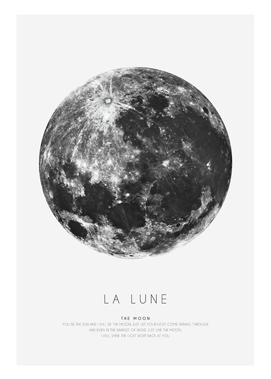 La Lune, Juliste
