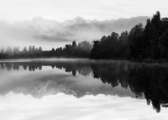Fog On Lake, Juliste / Luontoaiheet Osoitteessa Desenio ab (8114)