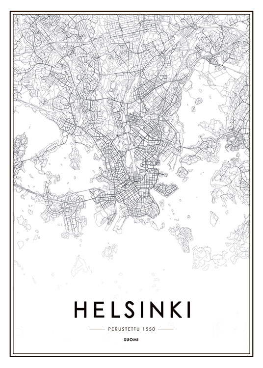 Helsinki Map, Juliste