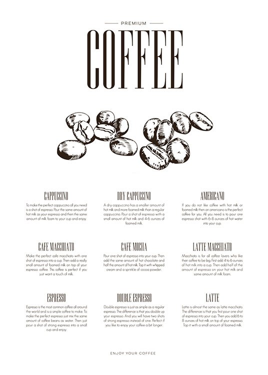 Coffee Type, Juliste