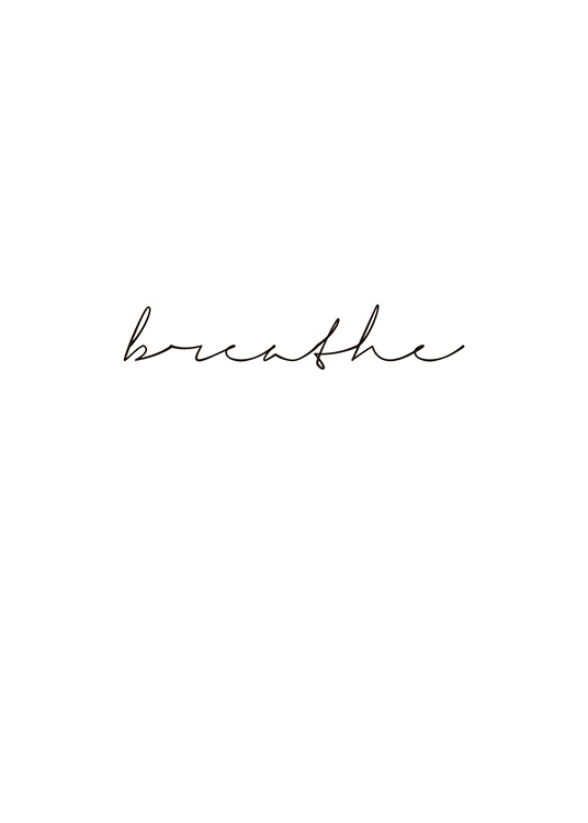 Breathe, Juliste