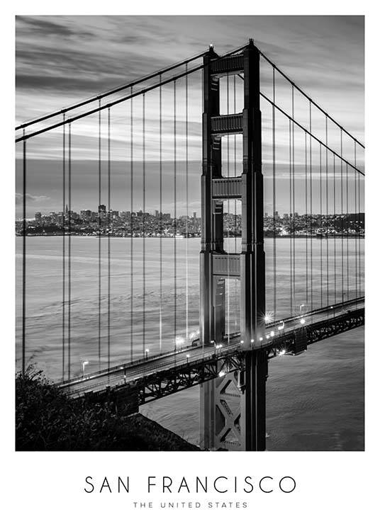 Golden Gate Bridge Juliste